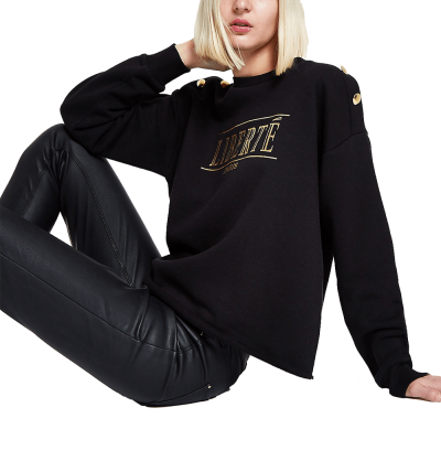 Black `Liberte` Button...