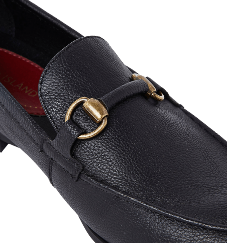 Black Snaffle Loafers