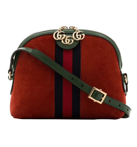 Gucci Red Ophidia Suede...